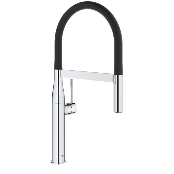 Grohe Essence Einhand-Spültischbatterie, 1-Loch-Montage, ausziehbare Dual Spülbrause, Chrom, 30294000