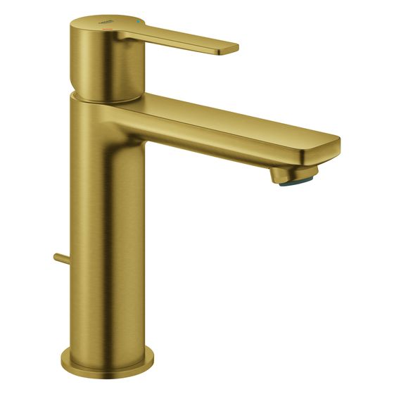 Grohe Lineare Einhand-Waschtischbatterie, S-Size, 1-Loch-Montage, Zugstangen-Ablaufgarnitur 1 1/4