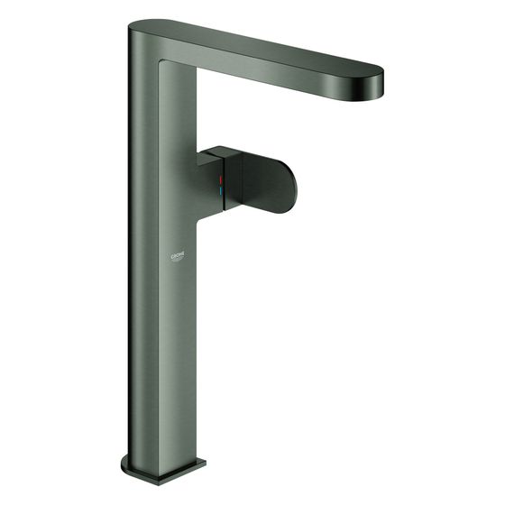 Grohe Plus Einhand-Waschtischbatterie, XL-Size, 1-Loch-Montage, glatter Körper, Hard Graphite gebürstet, 32618AL4