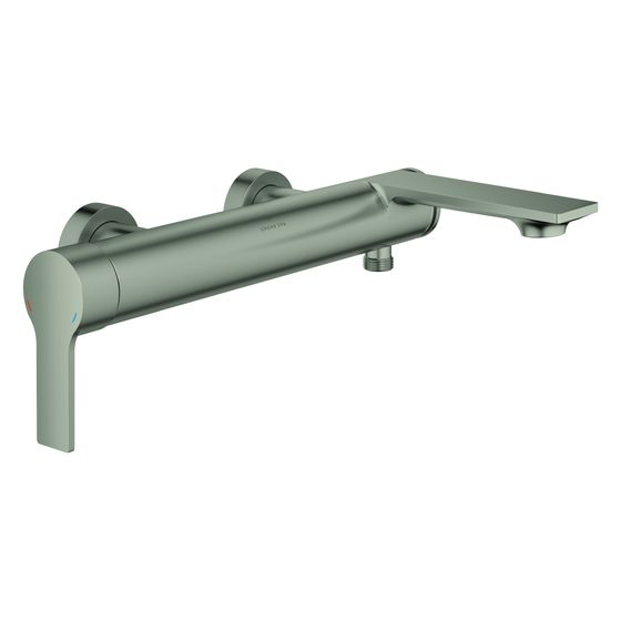Grohe Allure Einhand-Wannenbatterie 32826_1, Wandmontage, eigensicher, Satin Steel, 32826MS1