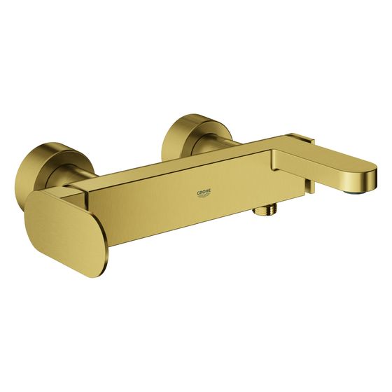 Grohe Plus Einhand-Wannenbatterie, Wandmontage, Cool Sunrise gebürstet, 33553GN4