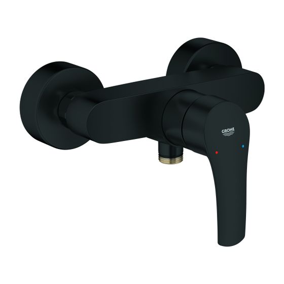 Grohe Eurosmart 1-Loch-Einhand-Brausebatterie Wandmontage, Mattschwarz