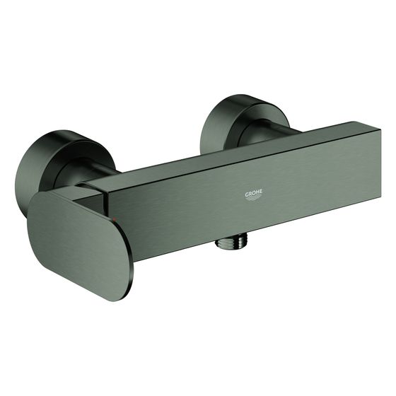 Grohe Plus Einhand-Brausebatterie, Aufputz Wandmontage, breiter Griff, Hard Graphite gebürstet, 33577AL4