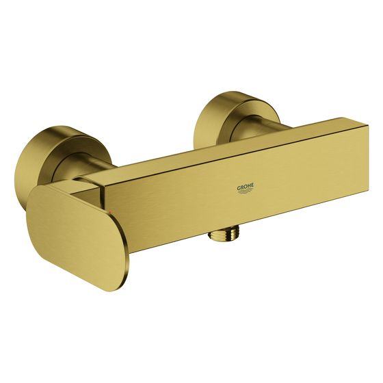 Grohe Plus Einhand-Brausebatterie, Aufputz Wandmontage, breiter Griff, Cool Sunrise gebürstet, 33577GN4