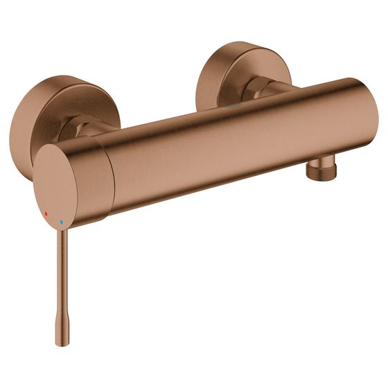 Grohe Essence Einhand-Brausebatterie, Wandmontage, eigensicher, Warm Sunset gebürstet, 33636DL1