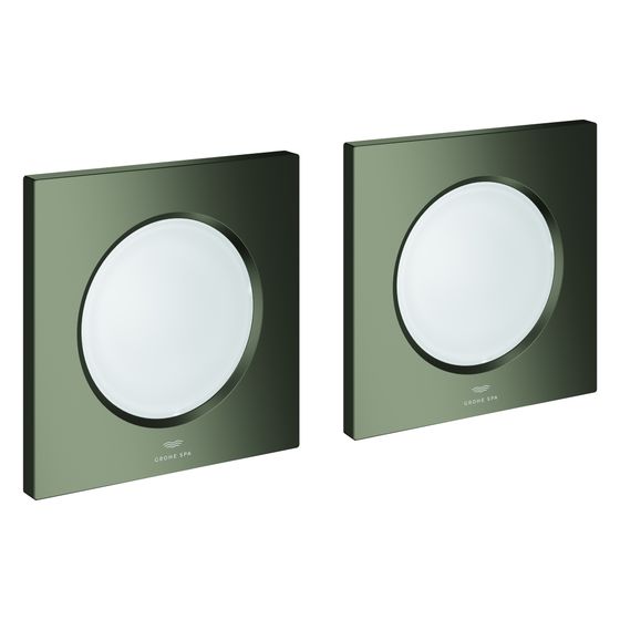 Grohe F-digital Deluxe Rainshower Lichtmodul, 127x127mm pro Modul, Satin Graphite, 36472MG0