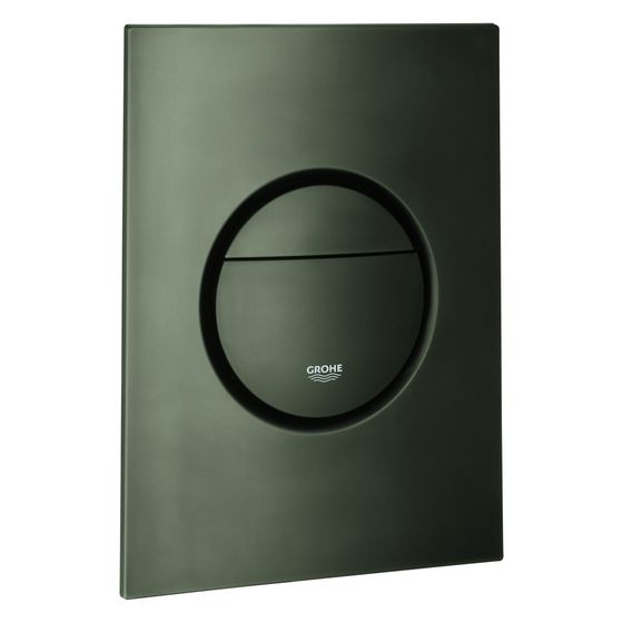 Grohe Nova Cosmopolitan S WC-Betätigung, 2-Mengen-Spülung oder Start-Stopp-Betätigung, senkrechte Montage, Satin Graphite