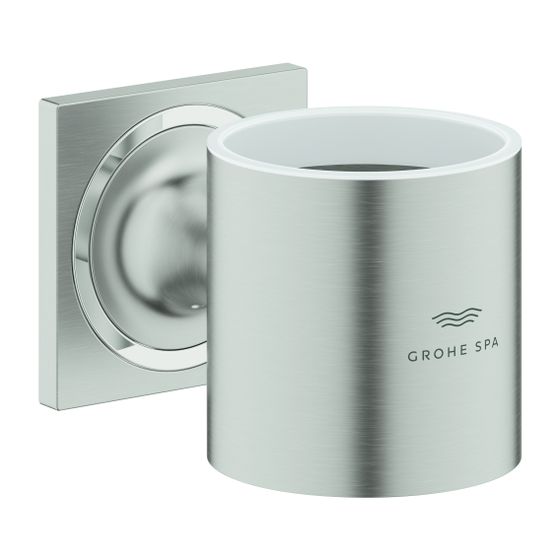 Grohe Allure Halter Supersteel für Glas oder Seifenspender