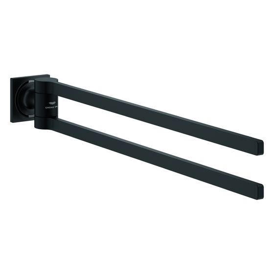Grohe Allure Doppel-Handtuchhalter, Phantom Black, 40342KF1