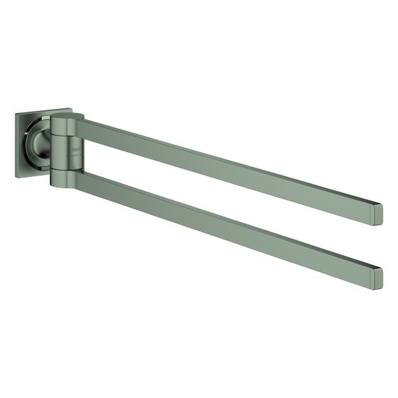 Grohe Allure Doppel-Handtuchhalter, Satin Steel, 40342MS1