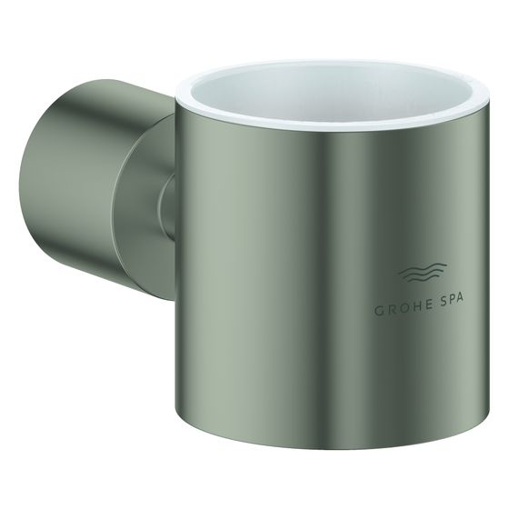 Grohe Atrio Halter für Glas oder Seifenspender, Satin Steel, 40884MS0