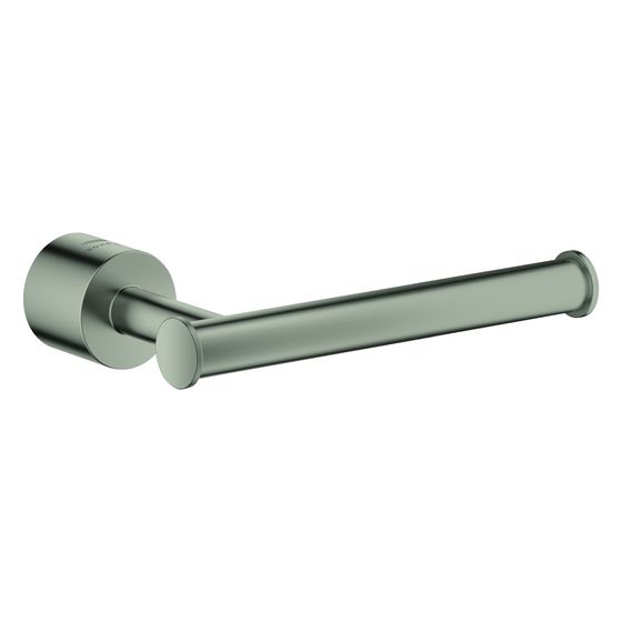 Grohe Atrio WC-Papierhalter, Toilettenpapierhalter ohne Deckel, Satin Steel, 40891MS0