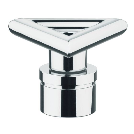 Grohe Atrio Delta Griff, mit Griffbefestigung, Chrom, 45610000