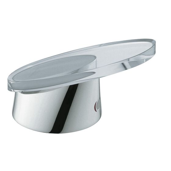 Grohe Hebelkopf Taron für Wannenbatterie, Chrom/Clear Crystal, 46384NA0