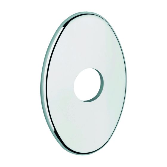 Grohe Rosette für Taron EHM Fertigmontageset Brause, 230x154mm, Chrom, 46392000