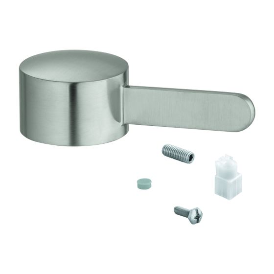Grohe Hebel Supersteel, Metall für 35mm Kartusche für Einhandmischer