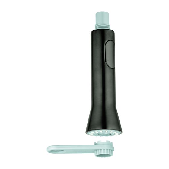 Grohe Spülbrause, herausziehbare SpeedClean Profibrause, Mousseur/Brausestrahl, Hard Graphite gebürstet, 46731AL0