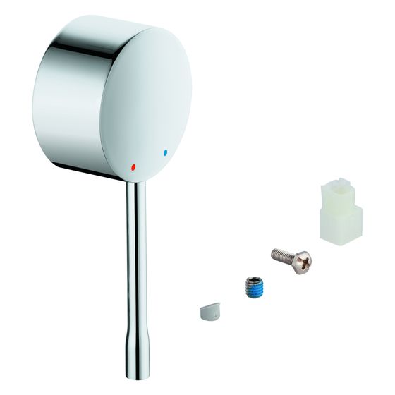 Grohe Hebel für Essence Zweiloch-Waschtischbatterie, Wandmontage, für 35mm Kartusche, Metall, Phantom Black, 46916KF0