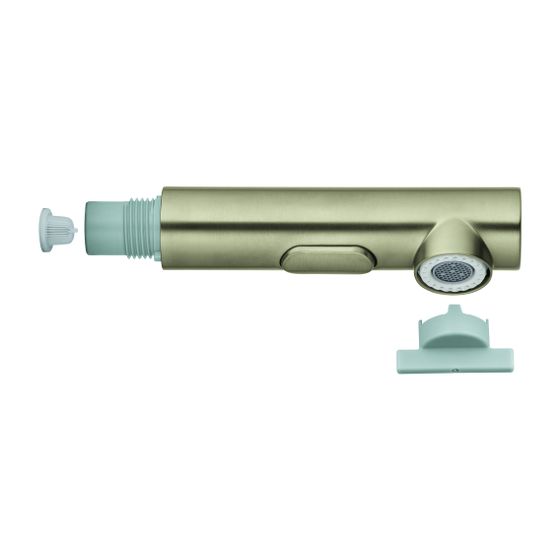Grohe Spülbrause, für Essence, Concetto und Minta Spültischbatterien, Nickel gebürstet