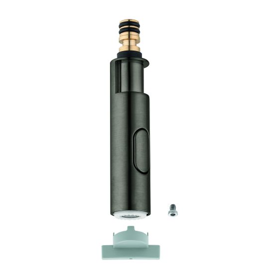 Grohe Spülbrause, herausziehbare SpeedClean Profibrause, Hard Graphite gebürstet für Essence Einhand-Spültischbatterie