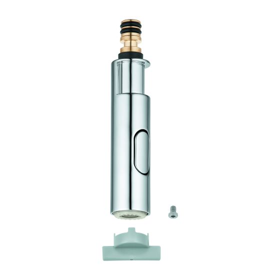 Grohe Spülbrause, herausziehbare SpeedClean Profibrause, Nickel gebürstet für Essence Einhand-Spültischbatterie