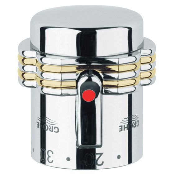 Grohe Temperaturwählgriff Clova, 38 Grad C Sicherheitssperre, Aranja/Gold, 47256AG0