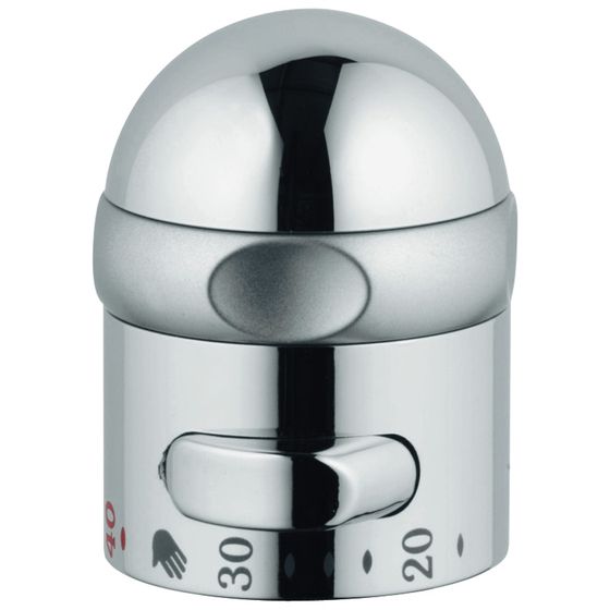 Grohe Temperaturwählgriff für Thermostat-Batterien, mit Sicherheitssperre bei 38 Grad C, Weiß/Gold, 47422LG0