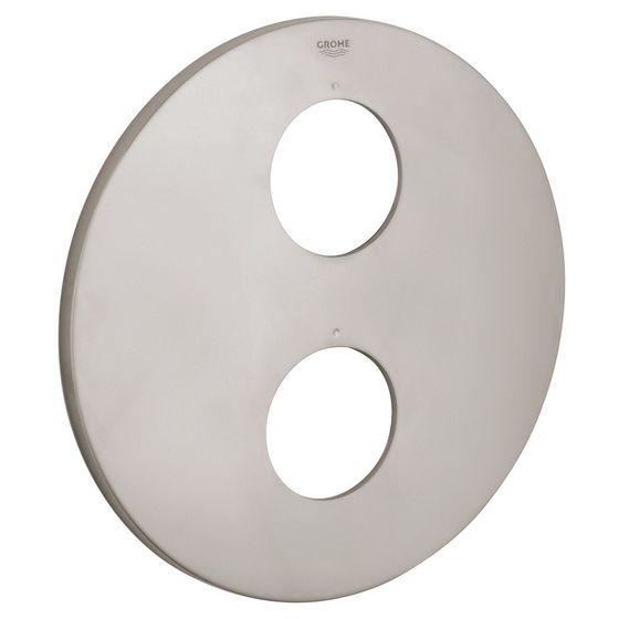 Grohe Rosette für Tenso Fertigmontageset Wanne/Brause, Silk Metal, 47633AV0
