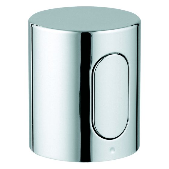 Grohe Temperaturwählgriff für Thermostat-Brausebatterien, Sicherheitssperre bei 43 Grad C, Phantom Black, 47811KF0