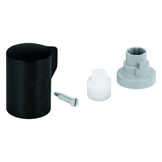 Grohe Absperrgriff mit Spartaste für Grohtherm 800, Mattschwarz, 479802430