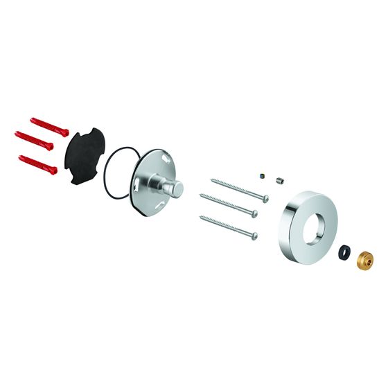 Grohe Brausestangenhalter für Duschsysteme mit Thermostatbatterie für die Wandmontage, Warm Sunset, 48279DA0