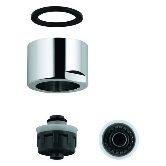 Grohe Blue Home Mousseur für Einhand-Spültischbatterie mit Filter und C- oder U-Auslauf, IG M26x1, 19l/min, Velvet Black