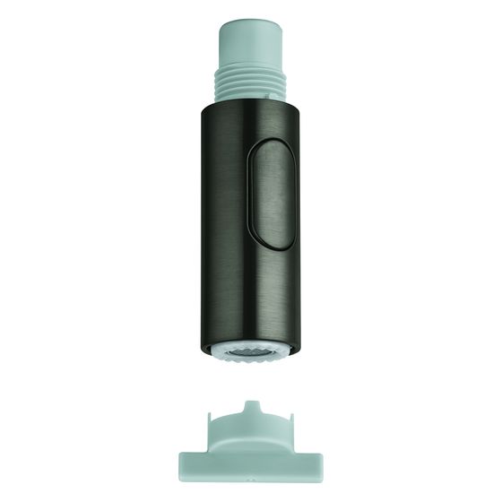 Grohe Spülbrause, Laminar-/Brausestrahl, autom. Rückst. Laminarstrahl, SpeedClean, mit Demontageschlüssel, Hard Graphite geb.