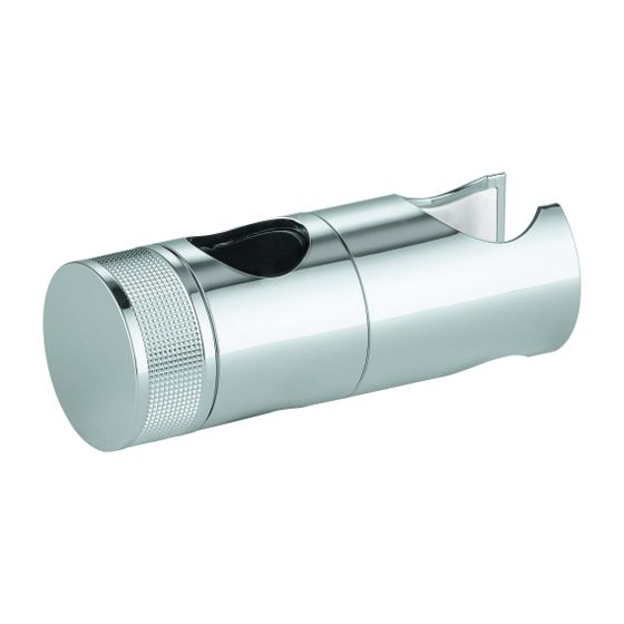 Grohe Gleitelement für Rainshower SmartActive Brausestangen, Chrom, Gleiter mit schwenkbarem Halter Höhenverstellung