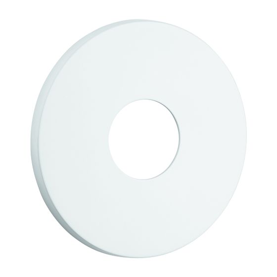 Grohe Rosette rund für Einhandmischer-Fertigmontagesets Moon White, Metall, mit Wandrosette