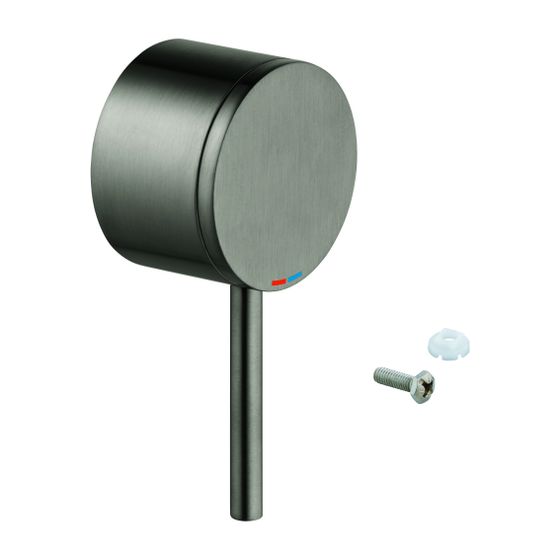 Grohe Hebel, Metall, für Einhand-Wannen-/Brausebatterie mit 46mm Kartusche, Hard Graphite gebürstet
