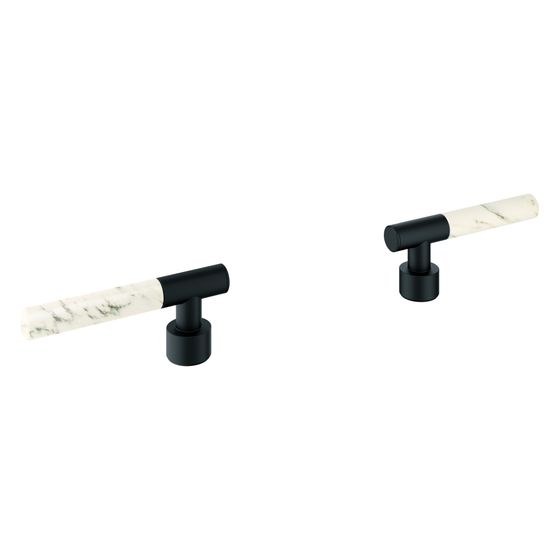 Grohe Atrio Private Collection Hebelgriffe, White Attica Caesarstone, Phantom Black, 48458KF0