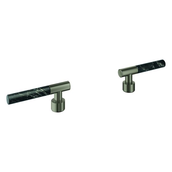 Grohe Atrio Private Collection Hebelgriffe, Vanilla Noir Caesarstone, Satin Graphite, 48459MG0
