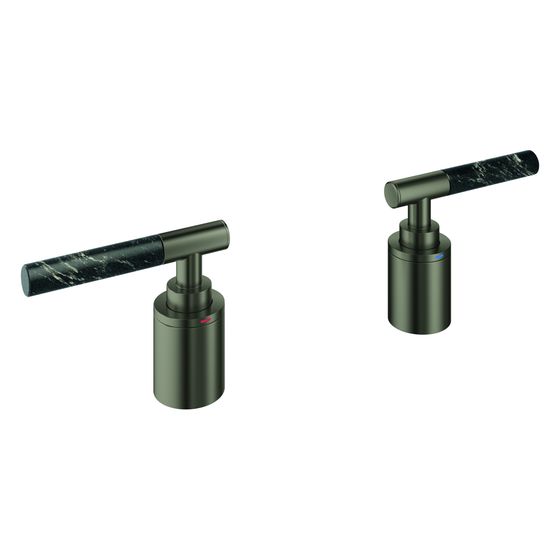 Grohe Atrio Private Collection Hebelgriffe, Vanilla Noir Caesarstone, Satin Graphite, 48465MG0