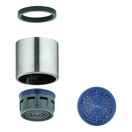 Grohe Mousseur Innengewinde M22x1 Durchflussklasse B 25l/min, Supersteel