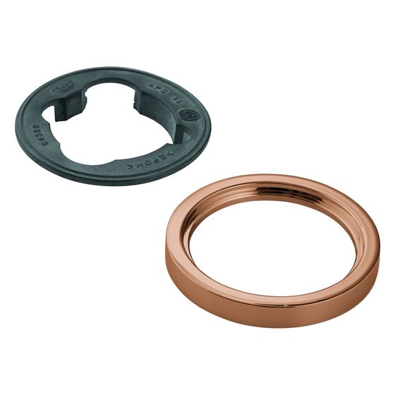 Grohe Rosette rund für Waschtischbatterie ohne Zugstange, Warm Sunset, 48603DA0