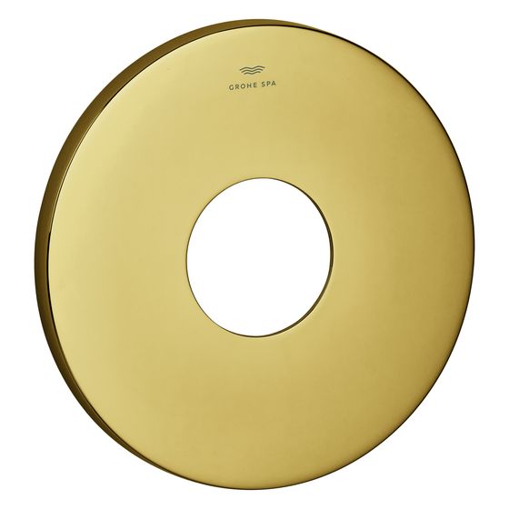 Grohe Rosette rund für Einhandmischer-Fertigmontageset, Metall, 6 Grad ausrichtbar, Cool Sunrise, 48615GL0