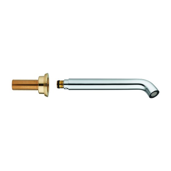 Grohe Auslauf Chrom, Ausladung 180mm, mit Mousseur