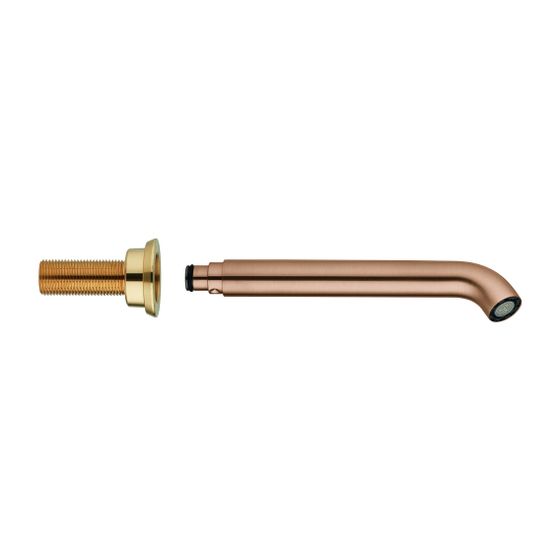 Grohe Auslauf Warm Sunset gebürstet, Ausladung 180mm, mit Mousseur