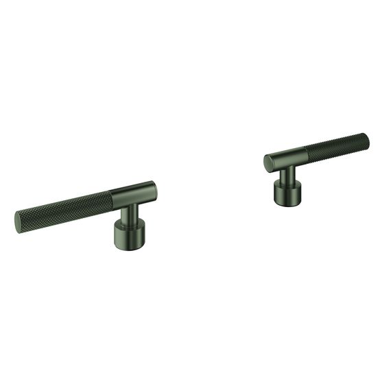 Grohe Hebelgriffe Atrio Private Collection, Rändelstruktur, für 21134/21140/20587/20593/25227, Satin Graphite, 48646MG0