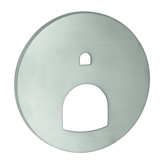 Grohe Rosette rund für Einhandmischer-Fertigmontageset Supersteel, mit 2-Wege Umstellung, 49118DC0