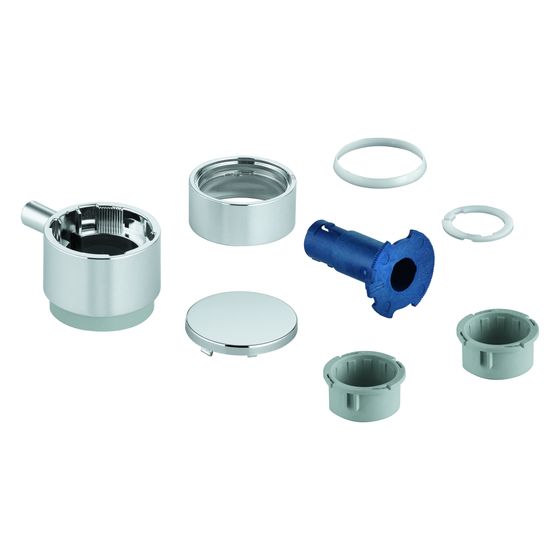 Grohe Absperrgriff Aquadimmer für Thermostat-Fertigmontageset, rund, Chrom, 49165000