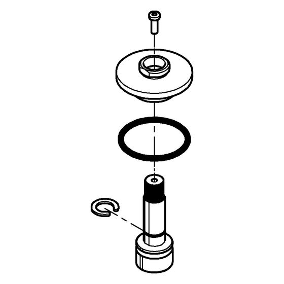 Grohe Rosette, Cool Sunrise, 101297GL00