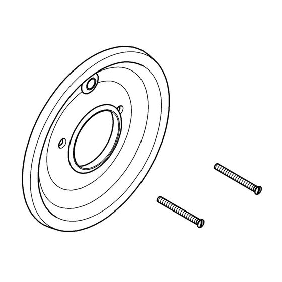Grohe Rosette, D 170mm, Bronze, 46057B00