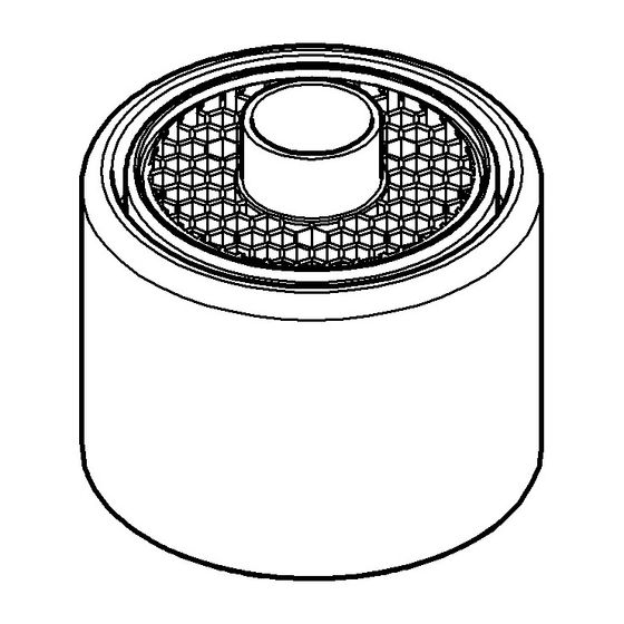 Grohe Mousseur, Innengewinde, M22x1, 19,0l/min, Dual Strahlregler Grohe Blue, für Minta, Hard Graphite gebürstet